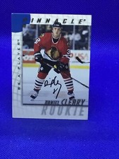 1997-98 Pinnacle Be A Player Auto Auto Daniel Cleary Dan Cleary #224 Auto