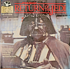 STAR WARS RETURN OF THE JEDI 455 SEE HEAR READ 1983 7" Vinyl Book & Record Rare