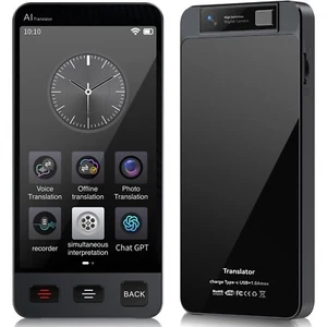 Offline Language Translator Device, M80 ChatGPT Instant Translator No WiFi Need - Picture 1 of 7
