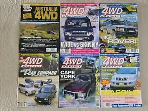 Australian 4WD Monthly Magazines 6x Issues Bundle Bulk 4x4 Best Tracks Travel - Picture 1 of 7