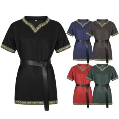 Средневековый мужской рыцарь туника эпохи Возрождения тамплиеров Хэллоуин костюм косплей - Изображение 1 из 4