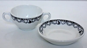 KAMEE SILHOUETTE Doppelgriff Tasse & Schüssel Restaurant Geschirr OPCO Syrakus Porzellan  - Bild 1 von 8