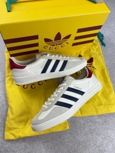 Adidas Gucci Gazelle White Size US 10.5 - Picture 1 of 18