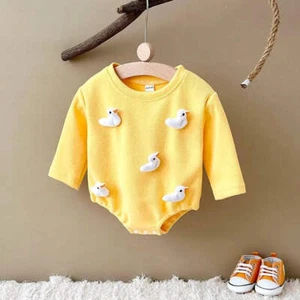 Cartoon Duck/Mushroom Newborn Bodysuit - Picture 1 of 15