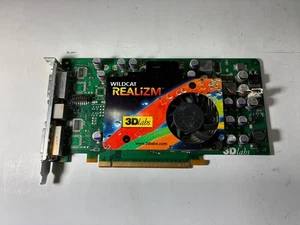 VIDEOKARTE 3DLABS WILDCAT REALM 500 PCI EXPRESS 512MB VINTAGE 2004 - Bild 1 von 7