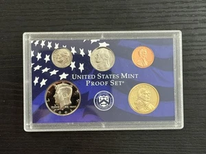 2002-S Proof USA Coin Set - 1c, 5c, 10c, 50c, $1 Sacagewa - ME1448 - Picture 1 of 2