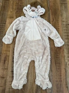 Neu mit Etikett Le Top Halloween Löwe Kostüm 2T Kleinkind Einteiler Schwanz Mähne Reißverschluss Plüsch Kapuze - Bild 1 von 1