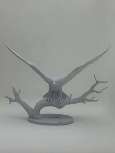 "Estatua de águila en rama 6"" figura de águila calva pájaro patriótico decoración arte para el hogar" - Imagen 1 de 5