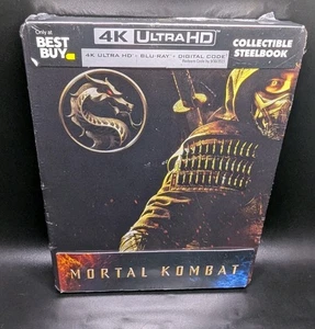 Mortal Kombat Steelbook 4k UHD BLU-RAY mit Digital Code Best Buy Exclusive Neu - Bild 1 von 20
