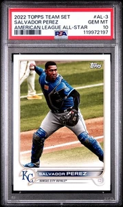 2022 Topps Team Set Salvador Perez AL All-Star #AL-3 PSA 10 Gem Mint - Picture 1 of 2