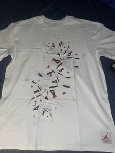 Air Jordan IV T-Shirt 4 XXL 2XL Bred Fire Red Vintage Flight - Bild 1 von 9
