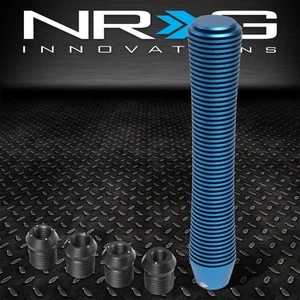 NRG INNOVATIONS SK-710BL 180MM ALUMINUM HEATSINK LONG CURVY STYLE SHIFT KNOB - Picture 1 of 5