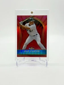 2011 Topps Finest MIKE ‘GIANCARLO’ STANTON Red Refractor SSP /25 - MARLINS - Picture 1 of 3