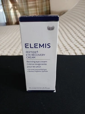 ELEMIS Peptide4 Crema Recuperadora de Ojos Crema de Ojos Reviving 0.5 oz/15 ml Tamaño Completo Nueva en Caja Foto 1 de 2
