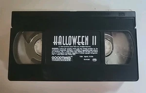 Halloween II (VHS) John Carpenter Jamie Lee Curtis Horror Goodtimes *NO COVER* - Picture 1 of 1
