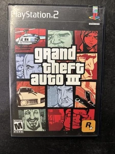 Grand Theft Auto 3 PS2 PlayStation 2 Complete CIB + Map/Poster - Picture 1 of 4