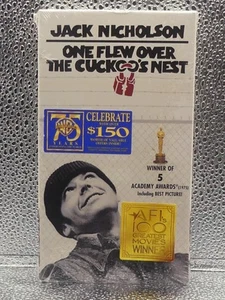 One Flew Over The Cuckoo's Nest Jack Nicholson VHS New Factory Sealed Videotape - Picture 1 of 11