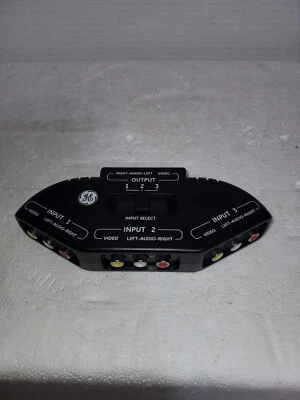GE 3 Device Audio Video Switch 33623 Untested - Image 1 of 4