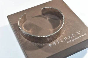 Silpada 925 Sterling Silber gehämmert Armreif Armband B0851 - Bild 1 von 12