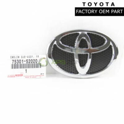 EMBLEMA PARRILLA DELANTERA ORIGINAL TOYOTA ECHO 2003 2004 2005 OEM 75301-52020 Foto 1 de 4