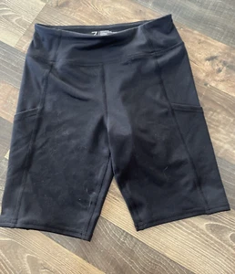 Z by Zella Kids Biker Shorts With Pockets size L / 10-12 Black - Picture 1 of 11