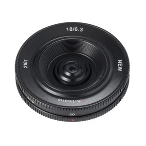 7Artisans 18mm F6.3 II pancake lens for Fujifilm X mount camera =Black= - Picture 1 of 5