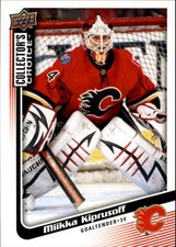 2009-10 Collector's Choice Calgary Flames Hockey Card #128 Miikka Kiprusoff