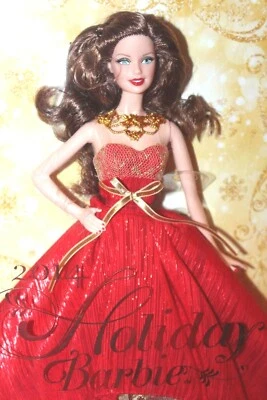 Boneca Barbie Mattel colecionadora 2014 férias - Auburn BDH35 - Imagem 1 de 4