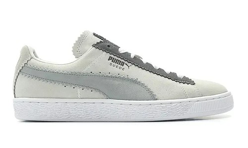 Taglia 9 PUMA pelle scamosciata classica x Michael Lau bianco grigio 2018