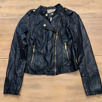 Jaqueta de Moto Arden B pequenos detalhes dourados - Imagem 1 de 4