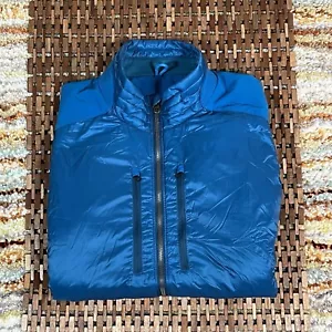 Kuhl Projekt Firefly Ultralight Puffer Jacket Full Zip Blue Men’s Size Large L - Picture 1 of 4