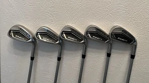 Cobra King F8 Iron Set 5pcs 6-PW Aldila Rogue Pro A-65 Flex Senior Right Handed - Picture 1 of 9