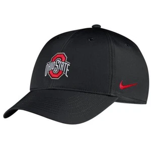Nike Ohio State Buckeyes Dri-FIT L91 Adjustable Hat - Black - Picture 1 of 1
