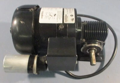 Dayton 3XA87A AC Gearmotor 1/4HP 115/230V 5:1 Ratio 330/276RPM 5/8" Shaft Dia - Image 1 of 4