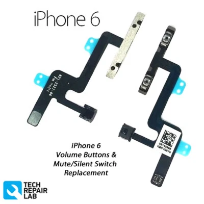 iPhone 6 Volume Audio Control and Mute Switch Flex Cable Replacement - Image 1 of 2