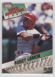 1995 Kraft Singles Superstars Food Issue Barry Larkin #24 HOF