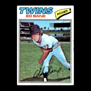 Ed Bane 1977 Topps Minnesota Twins #486 Nice! 2