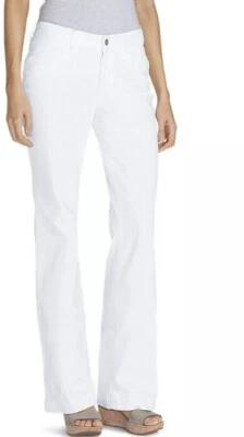 NWT Eddie Bauer White Curvy Trouser Jeans Size 16P - Image 1 of 4