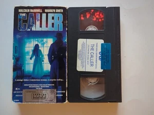 The Caller 1987 VHS Movie Rare Malcolm McDowell Horror HTF W/Slipcover Tested - Imagen 1 de 3