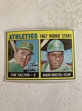 1967 Topps ATHLETICS ROOKIE STARS Card High #603 Talton & Webster VG