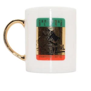 Taza de café Starbucks mezcla de Navidad taza de café mango pintado de oro - Imagen 1 de 7