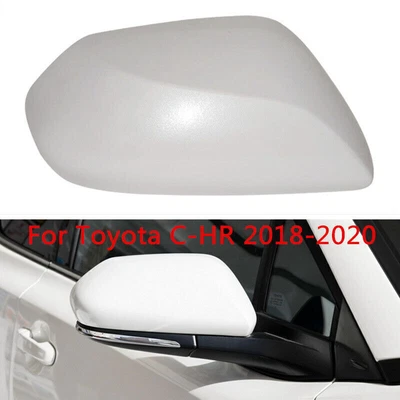 Tapa de cubierta de espejo retrovisor derecho blanco perla para Toyota C-HR 2018-2020 Foto 1 de 4