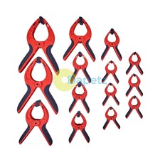 Amtech Feder Klammer Set, Klar - 14Pc Pro Klemmen Verschiedene Größe Schwerlast