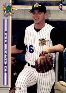 1999 Norwich Navigators Blueline 10 Brad Kaufman Marshalltown Traer Iowa IA Card