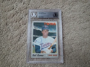 1970 Topps #290 ROD CAREW Signed AUTO BECKETT COA SLAB Tough HOF MN TWINS - Picture 1 of 1