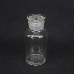 60-2500ml Clear Glass Jar Wide Mouthed Reagent Bottle Chemical Experiment Lab Su