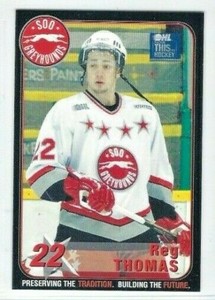 2003-04 Soo Greyhounds (OHL) Reg Thomas