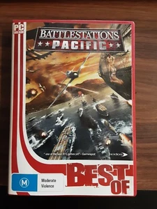 BATTLESTATIONS PACIFIC PC GAME DVDROM DVD-ROM RARE MILITARY STRATEGY PLAY - Picture 1 of 3