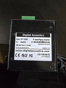 Cyfrowy wzmacniacz audio/przywoławczy akustyki IP7 SS8 IP - Zdjęcie 1 z 5
