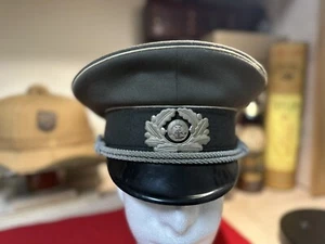 DDR Armee Offizier Schirmmütze (Größe 58) 1985 datiert - Bild 1 von 5